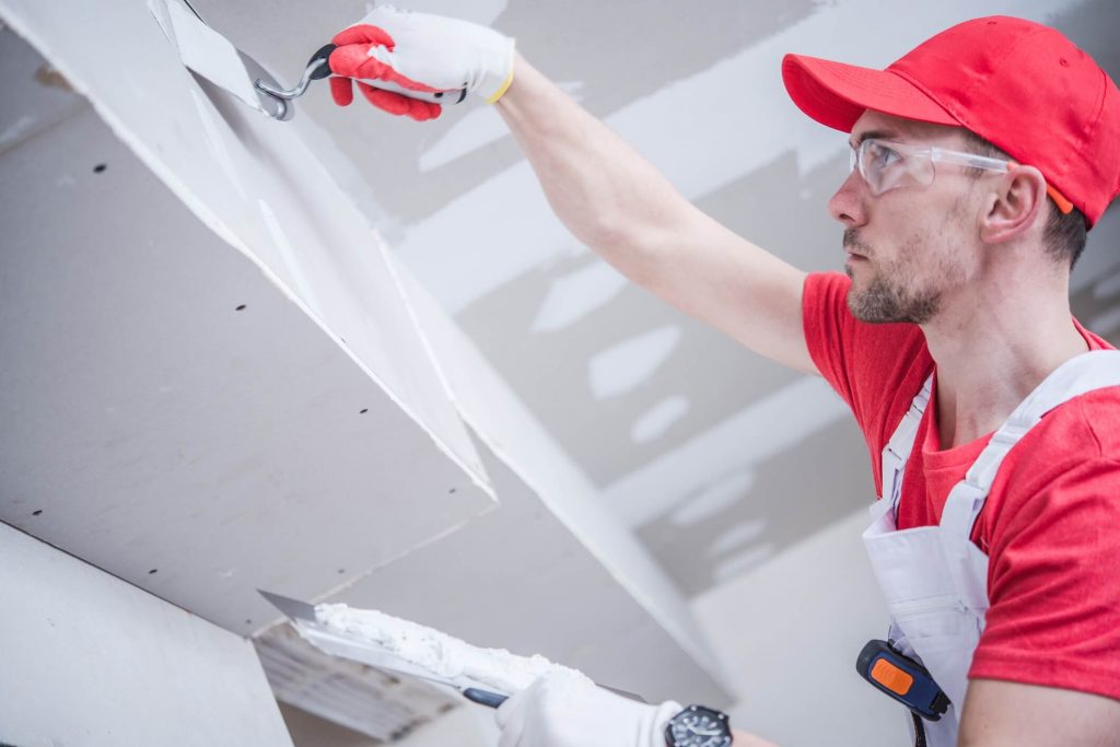 Ceiling gyprock repair and plastering installation in Sydney