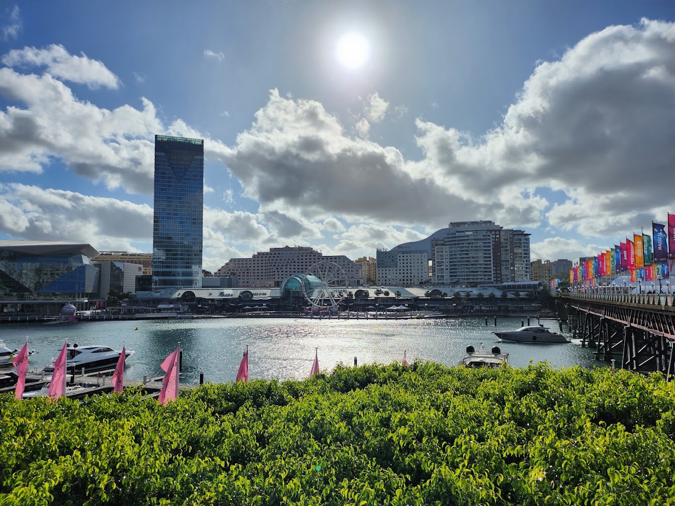 Darling Harbour waterfront precinct in Sydney