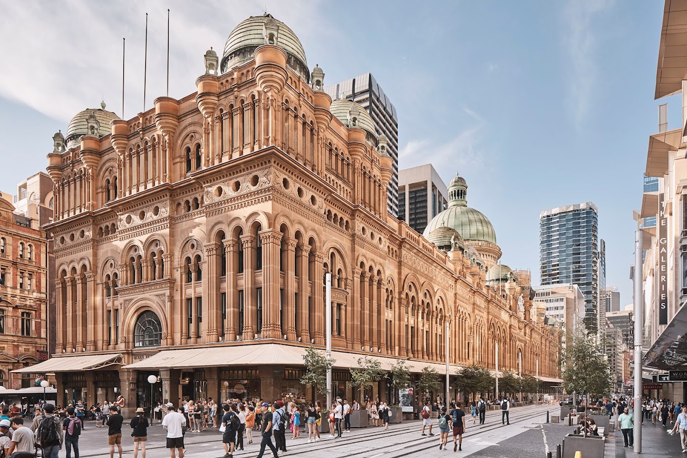 Queen Victoria Building heritage arcade in Sydney