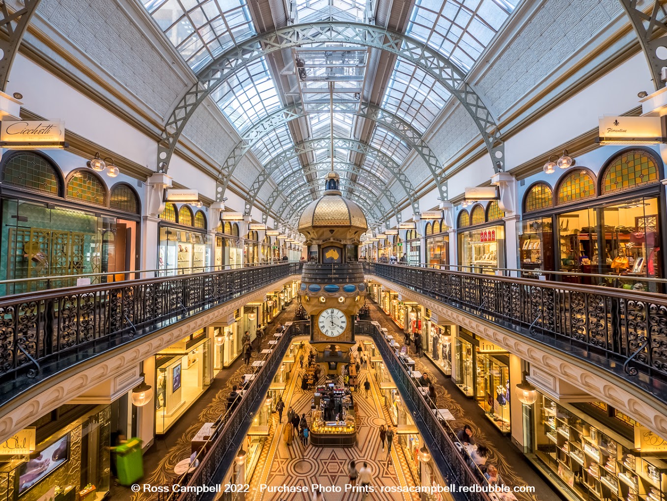Queen Victoria Building interior in Sydney’s CBD